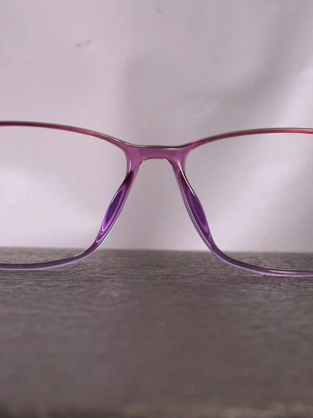 Silhouette Titan Purple Clear and Black Light Weight Eyeglasses Made in Austria